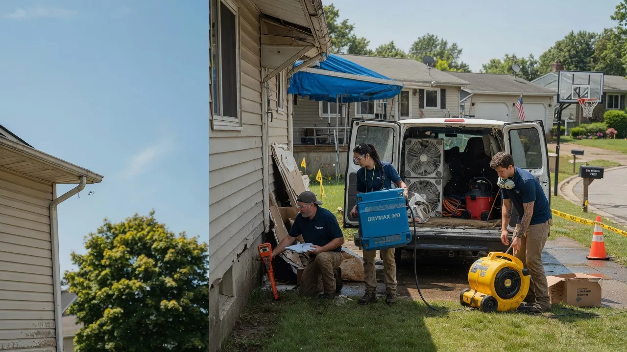 Ceiling Leak Cleanup in Allison Park, PA near me